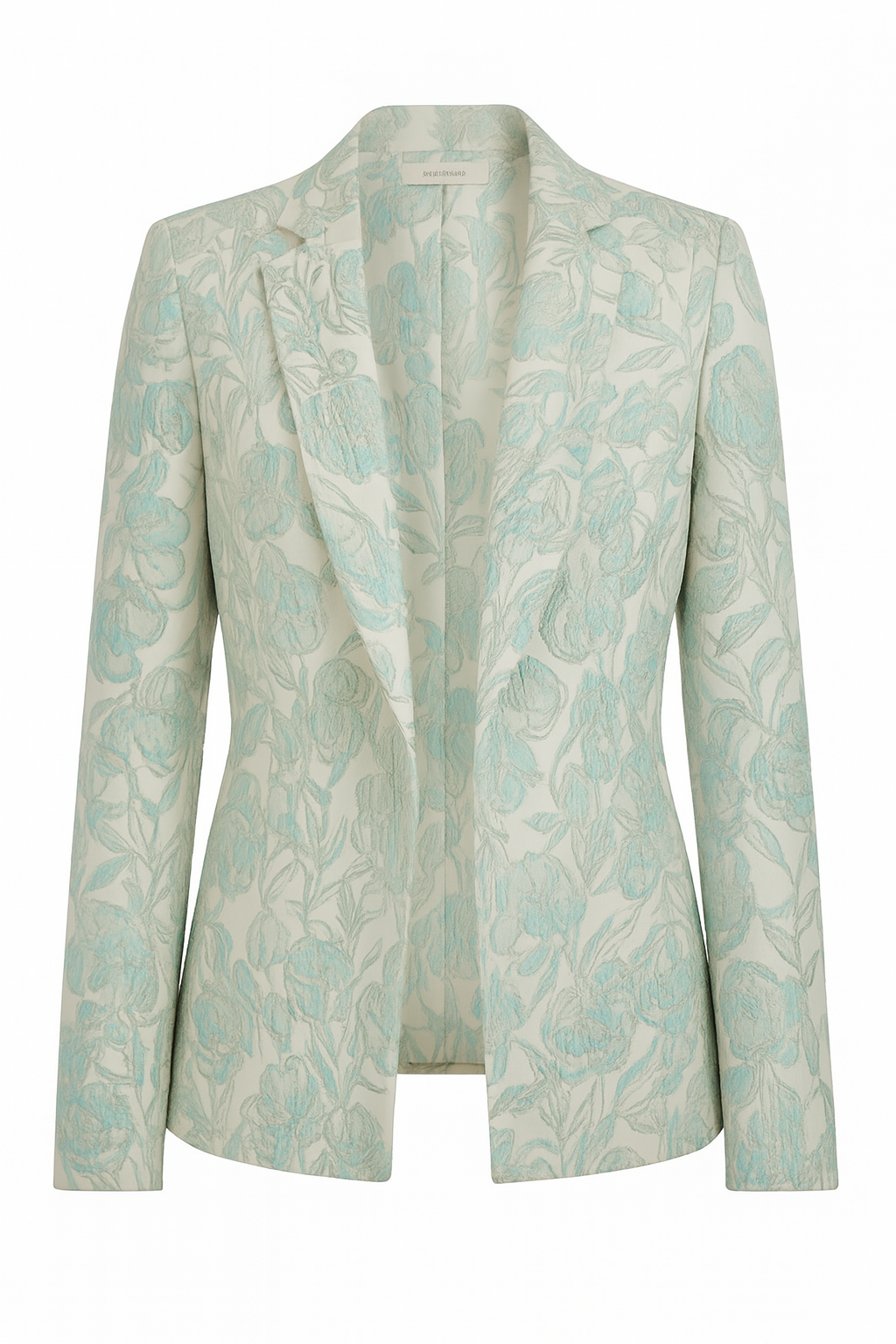 Mint Floral Coat