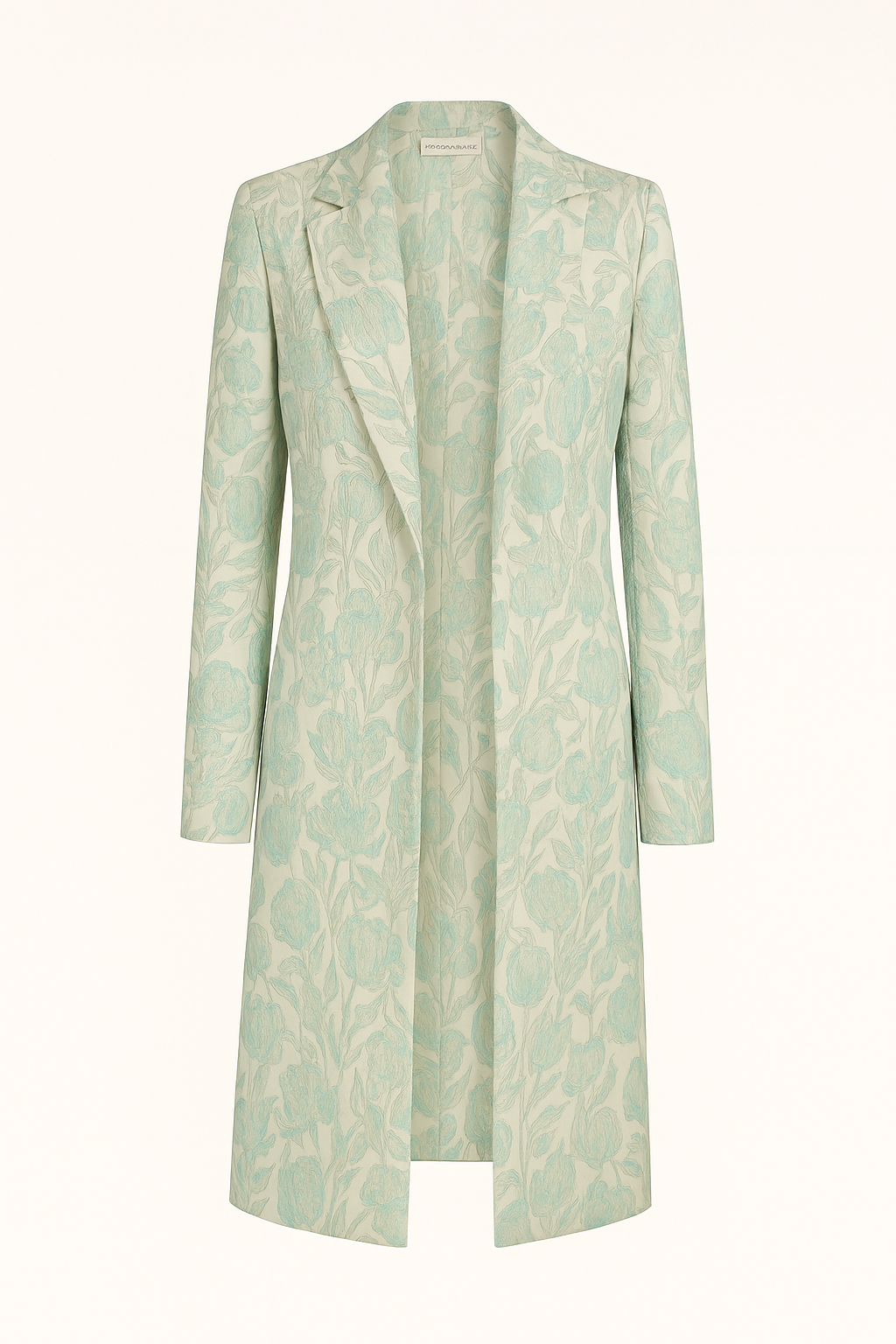 Mint Floral Coat