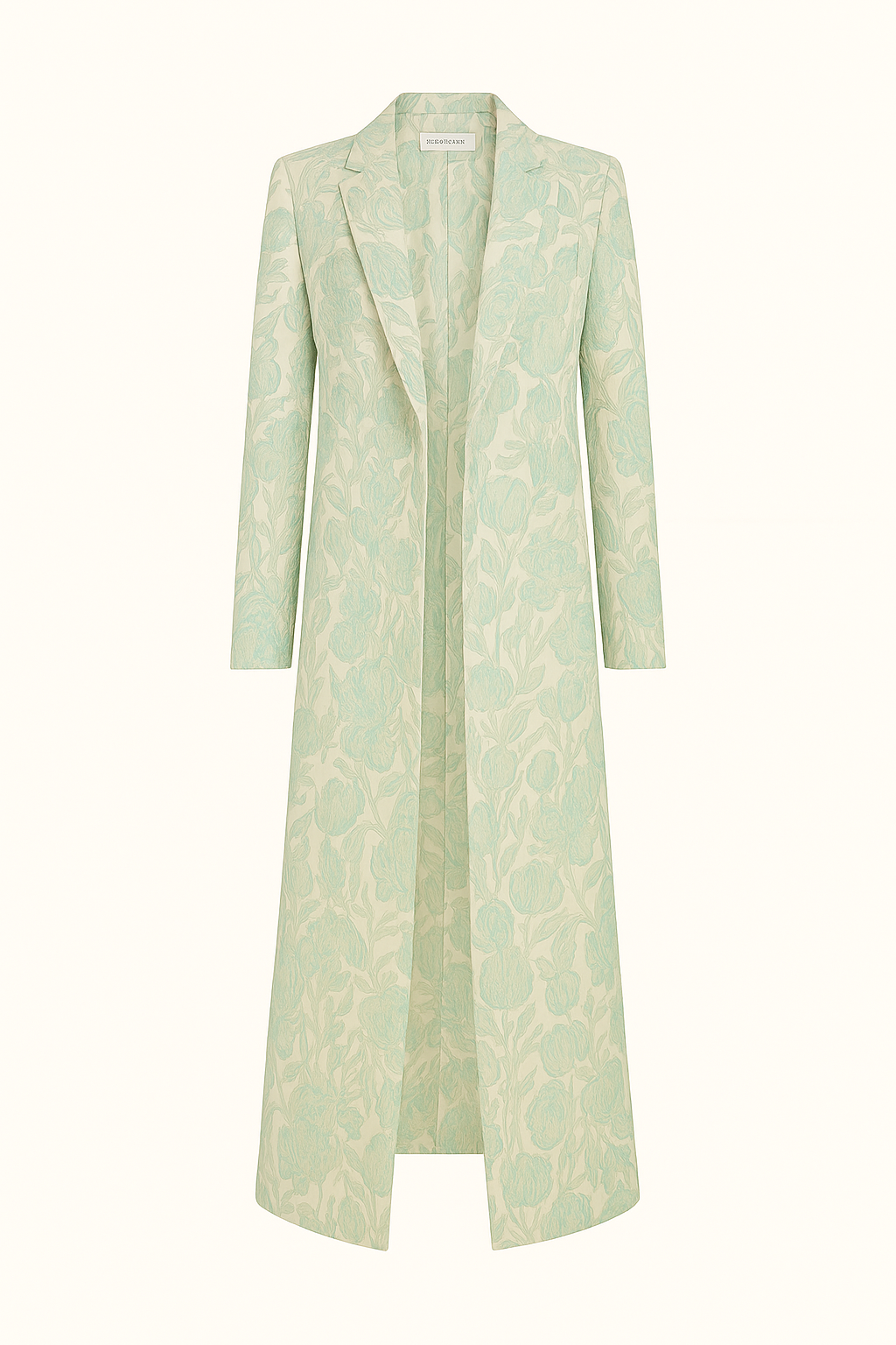 Mint Floral Coat
