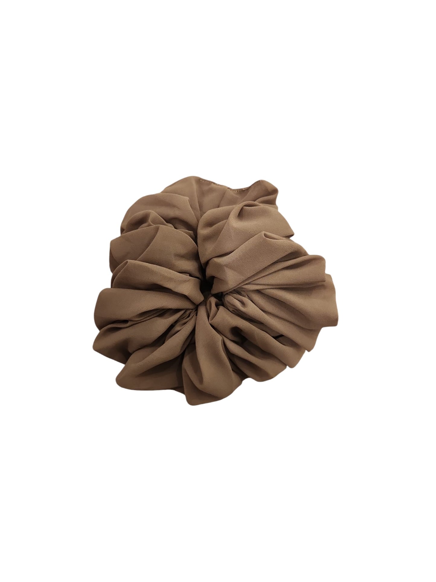 Black Chiffon Scrunchie