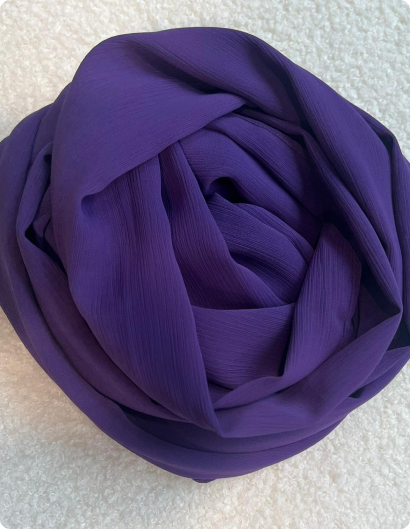 Deep Purple Chiffon Hijab
