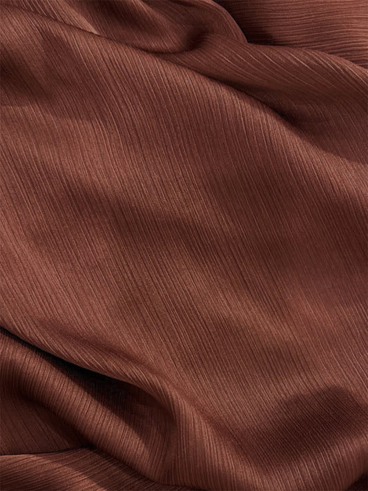 Chocolate Crinkle Chiffon Hijab