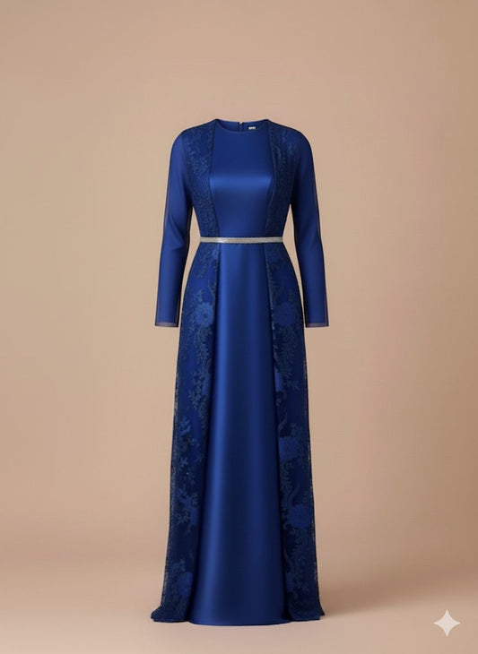 Elegant Royal Blue Gown