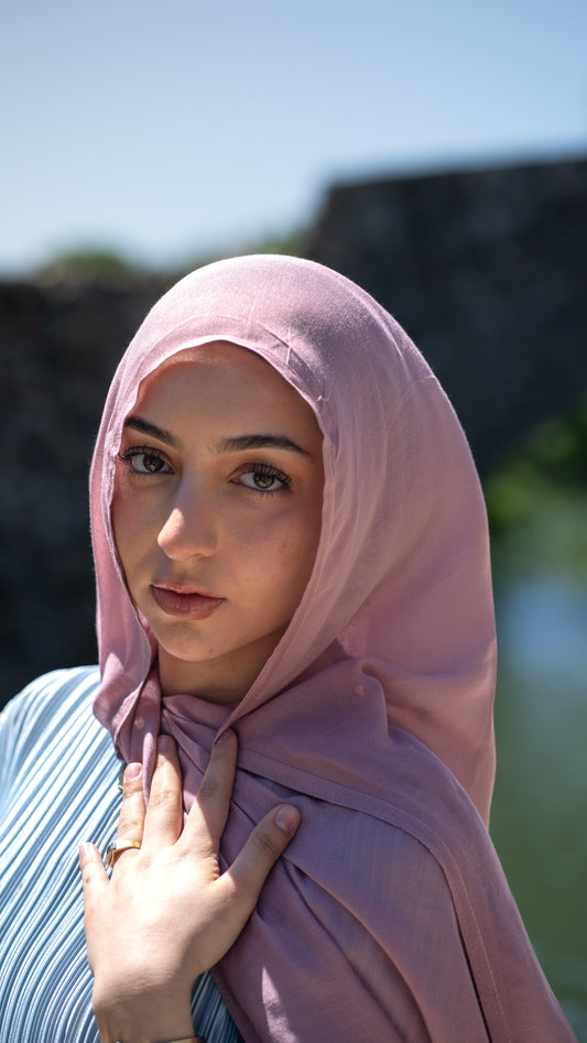 Light Pink Modal Hijab