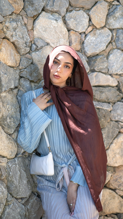 Dark Brown Modal Hijab
