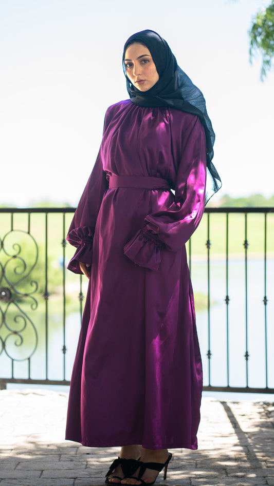 Esmeralda Satin Dress