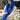 Royal Blue Crinkle Chiffon Hijab