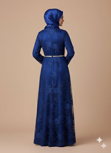Elegant Royal Blue Gown