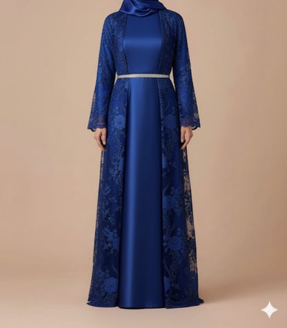 Elegant Royal Blue Gown