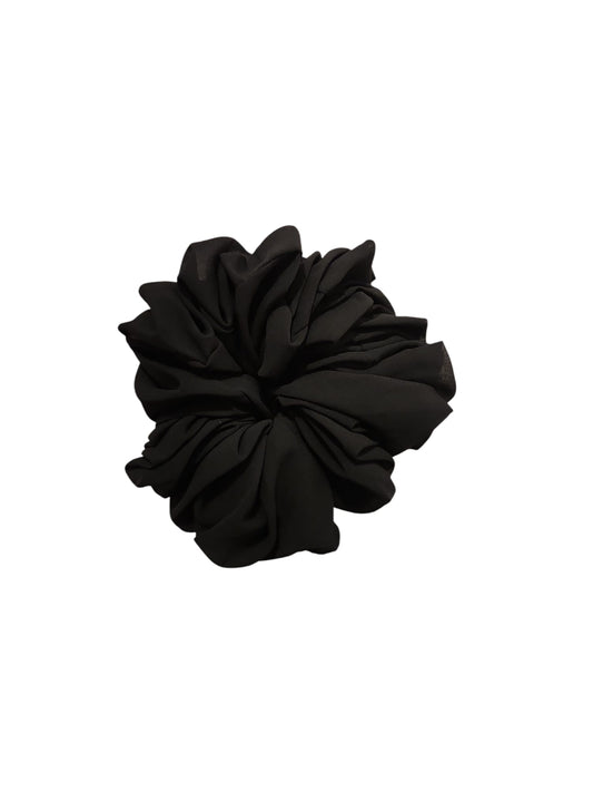 Black Chiffon Scrunchie