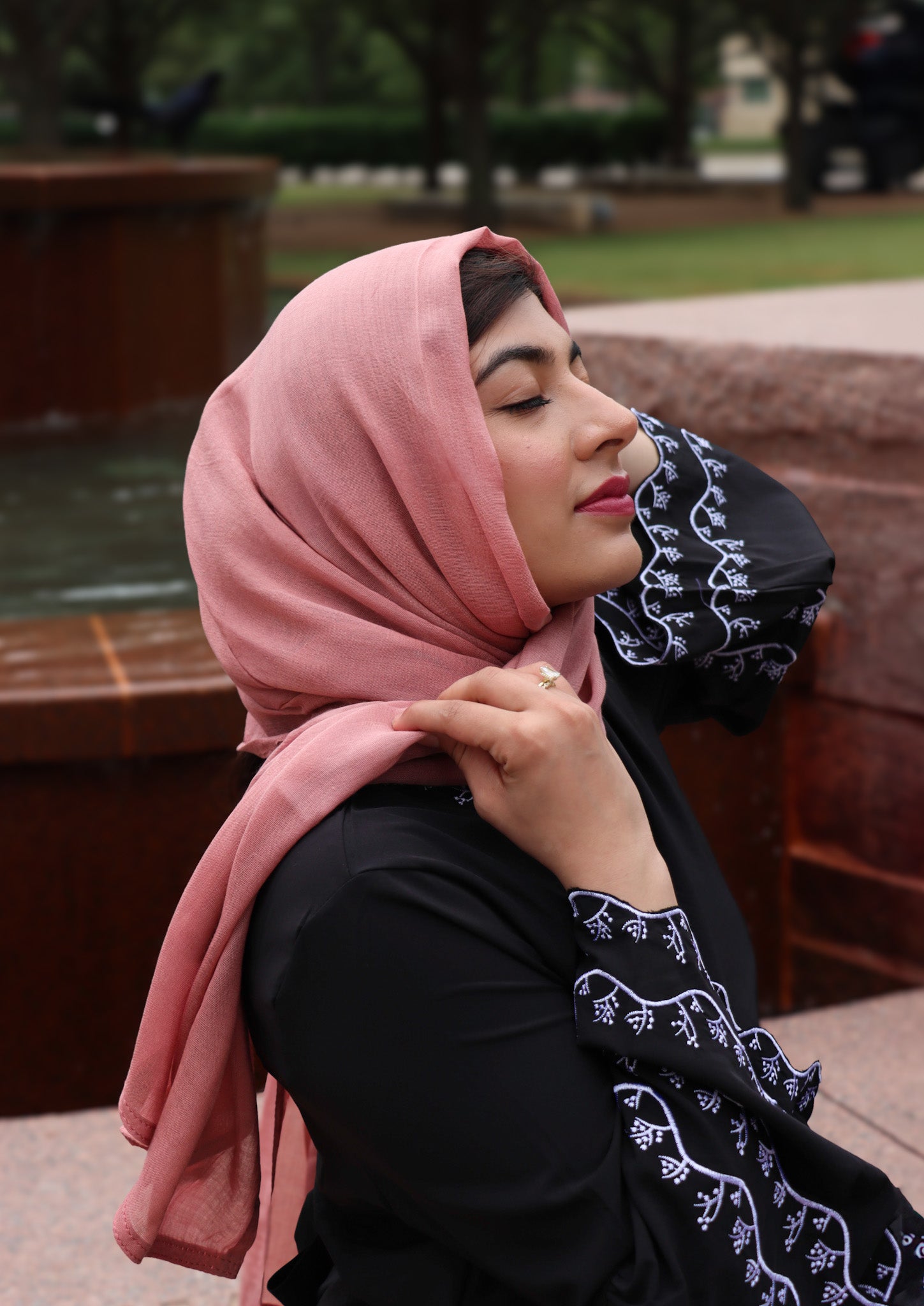 Pink Modal Hijab