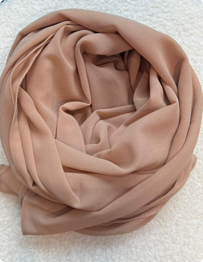 Light Brown Chiffon Hijab