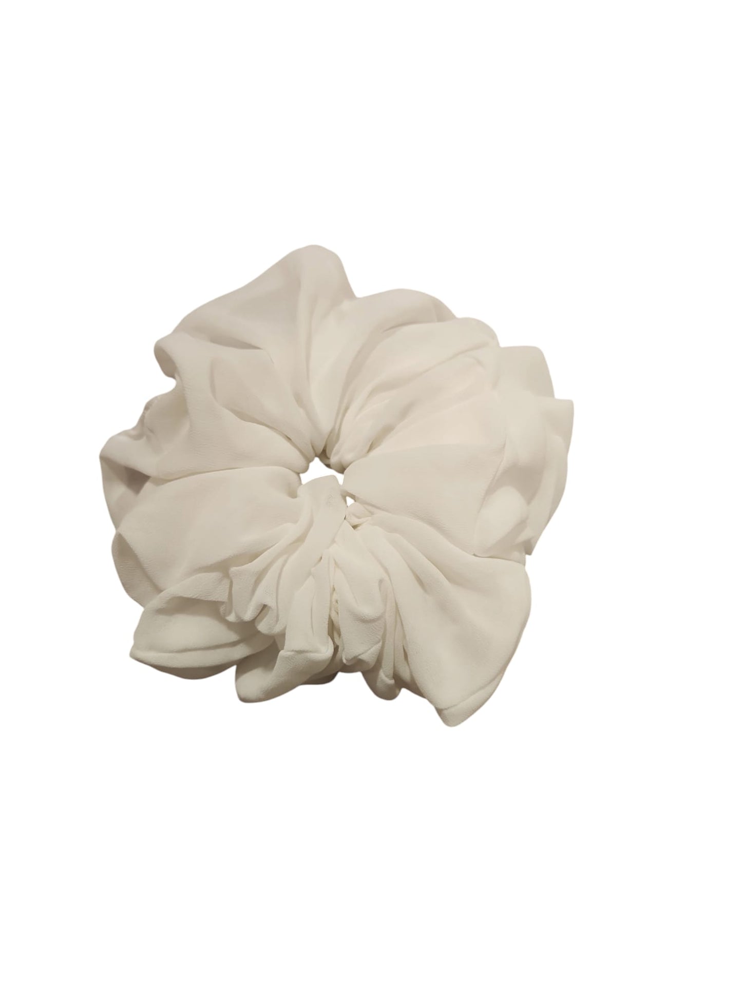 Black Chiffon Scrunchie